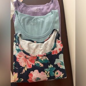 3 for the price of 1. 3/4 length sleeves